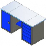 Верстак с Драйвером и Тумбой ВДТ-1.6